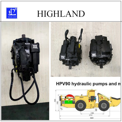 Bombas hidráulicas Pv22 Mv23 do caminhão subterrâneo de alta pressão