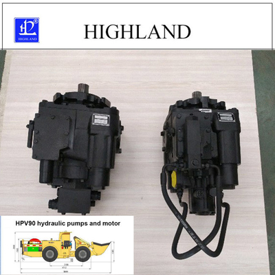Bombas hidráulicas de martelamento do caminhão subterrâneo do carro que funcionam completamente