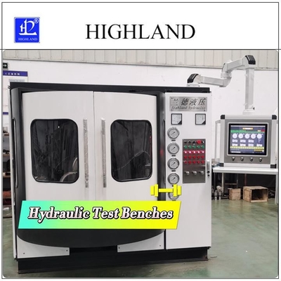 Operação simples do banco hidráulico do teste do motor YST380 para a precisão da filtragem do óleo de Rig High da perfuração giratória
