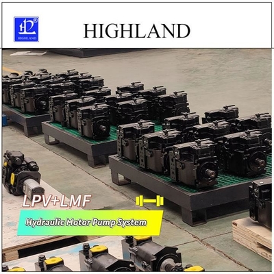 Sistema de accionamento hidráulico PV110+MF110 de alto desempenho para dragagem e trincheira