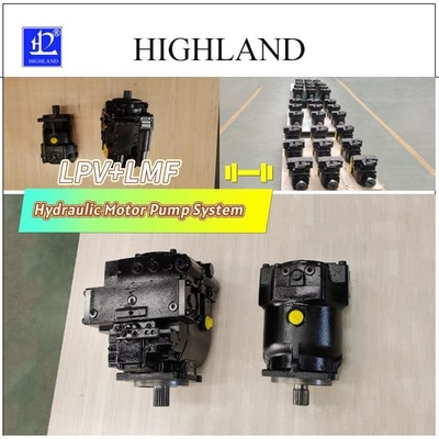 LPV90 LMF90 Sistema de motor de bomba hidráulica Caminhão de mistura de cimento personalizado