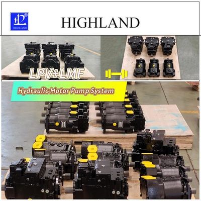 LPV90 LMF90 Sistema de motor de bomba hidráulica Caminhão de mistura de cimento personalizado