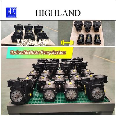 LPV90 LMF90 Sistema de motor de bomba hidráulica Caminhão de mistura de cimento personalizado