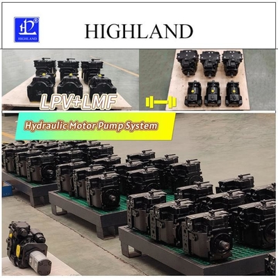 HIGHLAND Recolhedora raspadora Sistema de motor de bomba hidráulica Estrutura axial