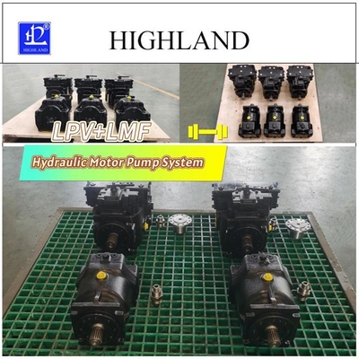 HIGHLAND Recolhedora raspadora Sistema de motor de bomba hidráulica Estrutura axial
