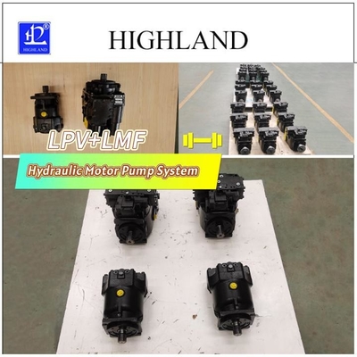 HIGHLAND Recolhedora raspadora Sistema de motor de bomba hidráulica Estrutura axial