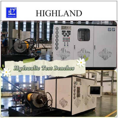 HIGHLAND Bancos de ensaio hidráulicos de navios Máquina hidráulica de ensaio com ligação de tubulação clara