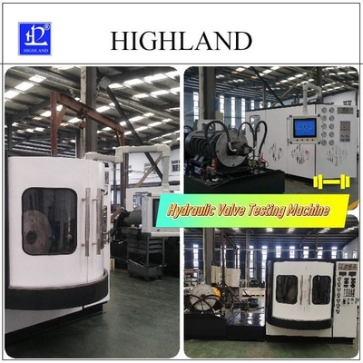 Máquina de ensaio de válvula hidráulica totalmente automática de 380 L/min