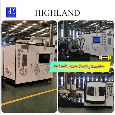 Máquina de ensaio de válvula hidráulica totalmente automática de 380 L/min