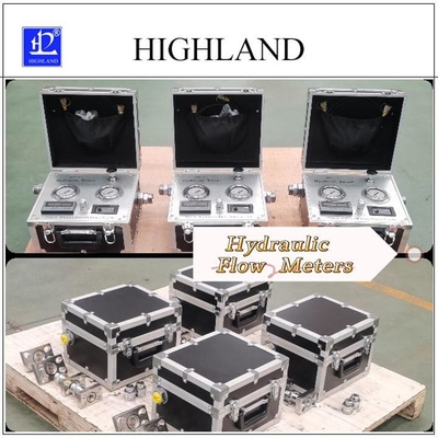 HIGHLAND Tester hidráulico portátil para medição precisa Teste de taxa de fluxo hidráulico