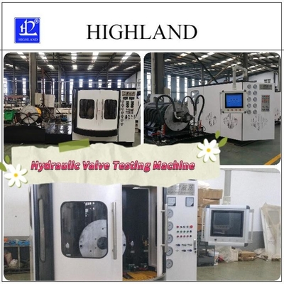 Máquina de ensaio de válvulas hidráulicas para escavadeiras HIGHLAND YST380