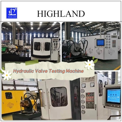 Máquina de ensaio de válvulas hidráulicas para escavadeiras HIGHLAND YST380
