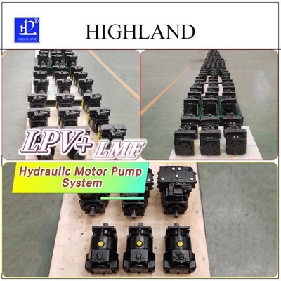 Sistema de bomba de motor hidráulico Highland Potência máxima 114KW