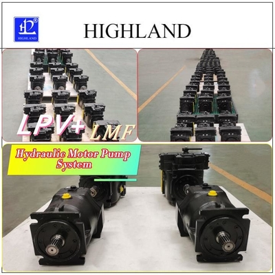 Sistema de bomba de motor hidráulico Highland Potência máxima 114KW