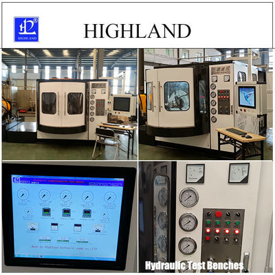 HIGHLAND Máquina de perfuração rotativa Bancos de ensaio hidráulicos 160 kW Ensaios de bombas e motores hidráulicos