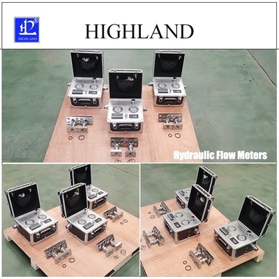 Display de dados HIGHLAND Medidores de caudal hidráulicos Pressão máxima 420 bar Para misturador de cimento