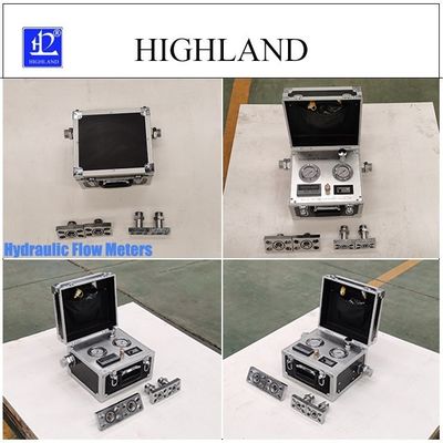 Display de dados HIGHLAND Medidores de caudal hidráulicos Pressão máxima 420 bar Para misturador de cimento
