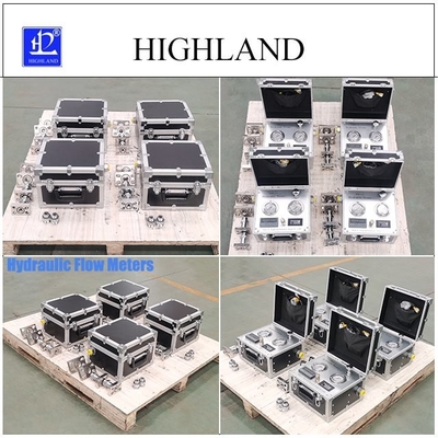 HIGHLAND Tester hidráulico Teste de segurança taxa de fluxo hidráulico com exibição de dados