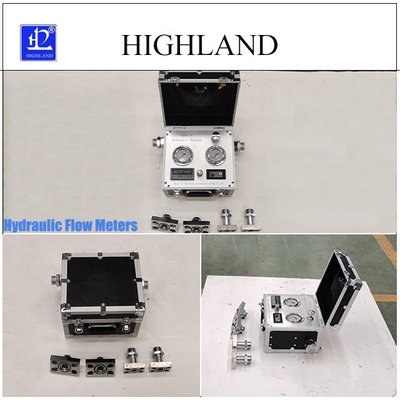 HIGHLAND Tester hidráulico Teste de segurança taxa de fluxo hidráulico com exibição de dados