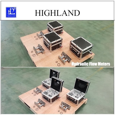 HIGHLAND Misturador de cimento Contador de caudal hidráulico Display de dados 400L/min Teste de caudal