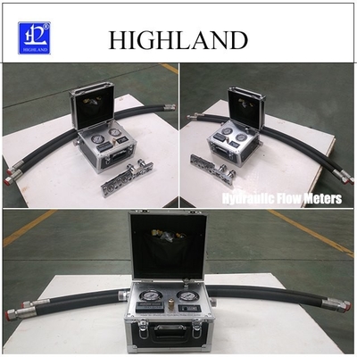 HIGHLAND Misturador de cimento Contador de caudal hidráulico Display de dados 400L/min Teste de caudal