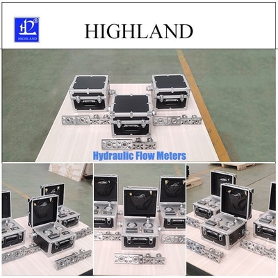 HIGHLAND Misturador de cimento Contador de caudal hidráulico Display de dados 400L/min Teste de caudal
