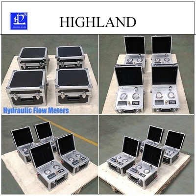 HIGHLAND Medição precisa do caudal Display de dados do testador hidráulico para misturador de cimento