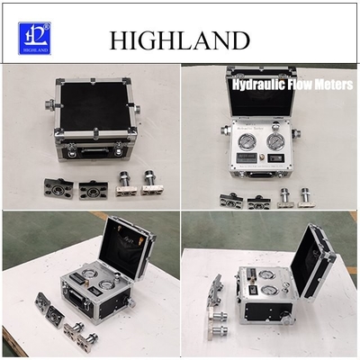 HIGHLAND Medição precisa do caudal Display de dados do testador hidráulico para misturador de cimento