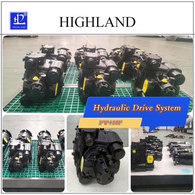 Sistema de accionamento hidráulico de controlo automático para colhedoras