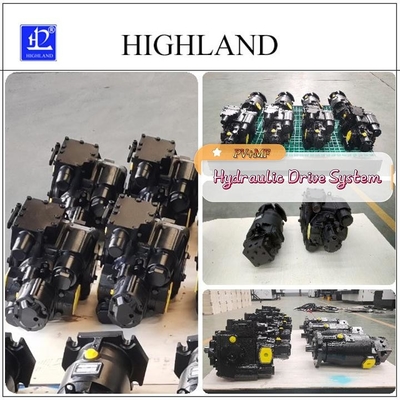 Sistema de accionamento hidráulico de controlo automático para colhedoras