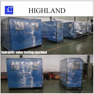 Bancos de teste de válvulas hidráulicas HIGHLAND 450 L/min Taxa de fluxo Desempenho confiável Personalização personalizada