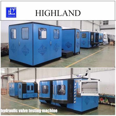 Bancos de teste de válvulas hidráulicas HIGHLAND 450 L/min Taxa de fluxo Desempenho confiável Personalização personalizada