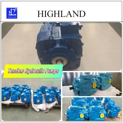 Bombas de pistão axial de deslocamento variável em tandem para transferência de fluidos de alta pressão
