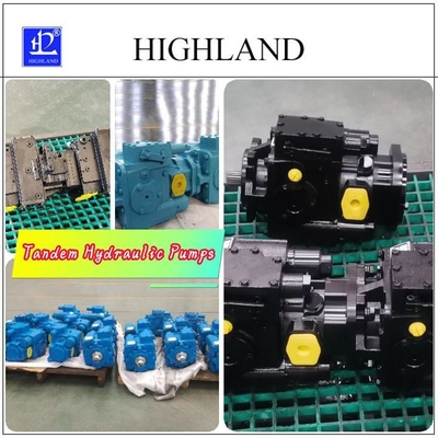 Bombas de pistão axial de deslocamento variável em tandem para transferência de fluidos de alta pressão