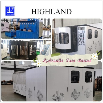 Estações de ensaio hidráulicas equipadas com dispositivo de ensaio de pressão hidráulica