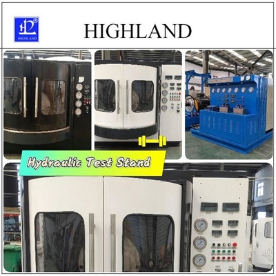 Estações de ensaio hidráulicas equipadas com dispositivo de ensaio de pressão hidráulica