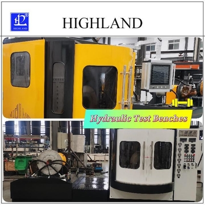 Desempenho comprovado com banco de ensaio hidráulico HIGHLAND - pressão de 42 Mpa