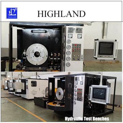 HIGHLAND Minas de Carvão Bancos de ensaio hidráulico Taxa de fluxo 450 L/min Ensaios de bombas e motores hidráulicos