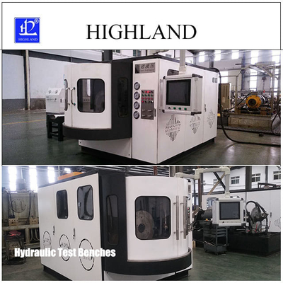 HIGHLAND Minas de Carvão Bancos de ensaio hidráulico Taxa de fluxo 450 L/min Ensaios de bombas e motores hidráulicos