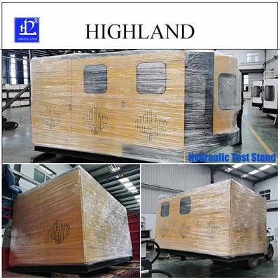 Equipamento de ensaio de motores de bomba hidráulica de 110 kW com caudal de 380 L/min