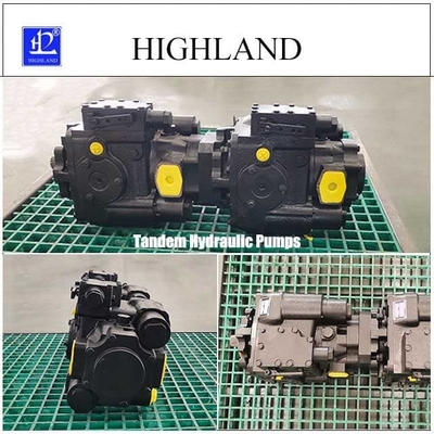 Componentes do sistema hidráulico Recolhedora Bombas Tandem com construção de ferro fundido