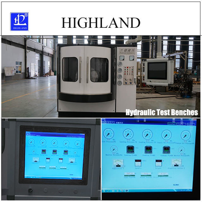 Bancos de ensaio hidráulicos de 250 kW com dados de detecção completos, taxa de fluxo de 500 L/min Equipamento de ensaio hidráulico
