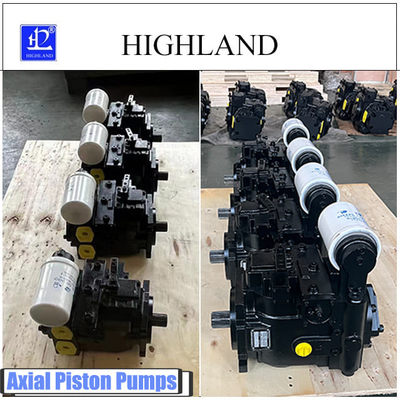 Pomba de pistão axial de deslocamento fixo Highland Pomba hidráulica acionada elétrica