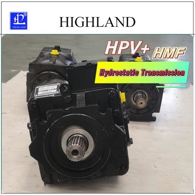 Transmissão de accionamento hidrostático eficiente para componentes do sistema hidráulico