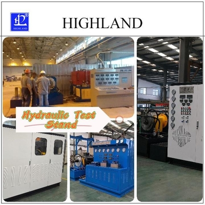 Testes hidráulicos Testes eficientes de bombas e motores hidráulicos com a marca HIGHLAND