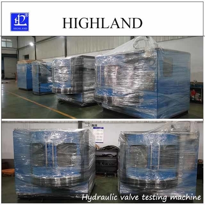 Máquina de ensaio de válvulas hidráulicas de alta pressão 42 Mpa Taxa de fluxo 500 L/min Equipamento de ensaio
