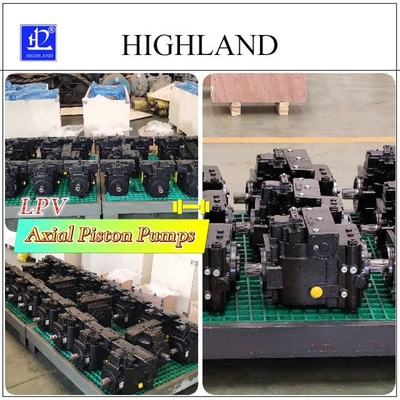 Bomba de pistão hidráulica Highland com estrutura de pistão axial de deslocamento variável