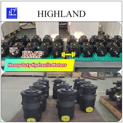 Motores hidráulicos de carga pesada HMF90 Casas de ferro fundido Fácil manutenção Torque elevado