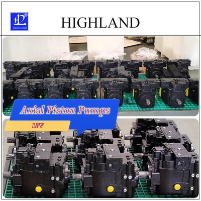 Bombas de pistão hidráulico de alta pressão compactas para máquinas de construção