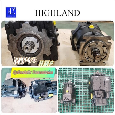 Bomba de motor hidráulico de potência contínua de 176 kW com deslocamento máximo de 130 ml/R